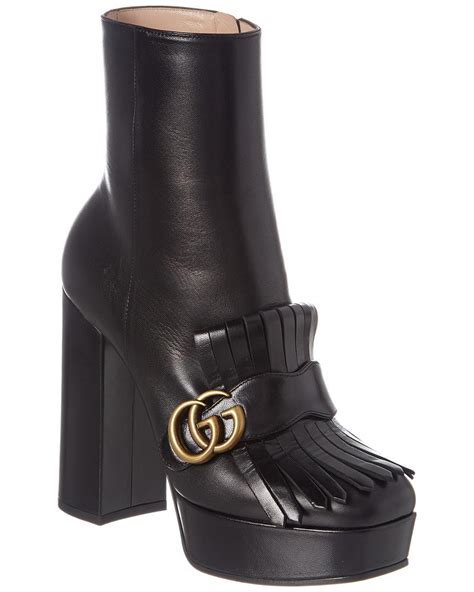 gucci platform ankle boots|More.